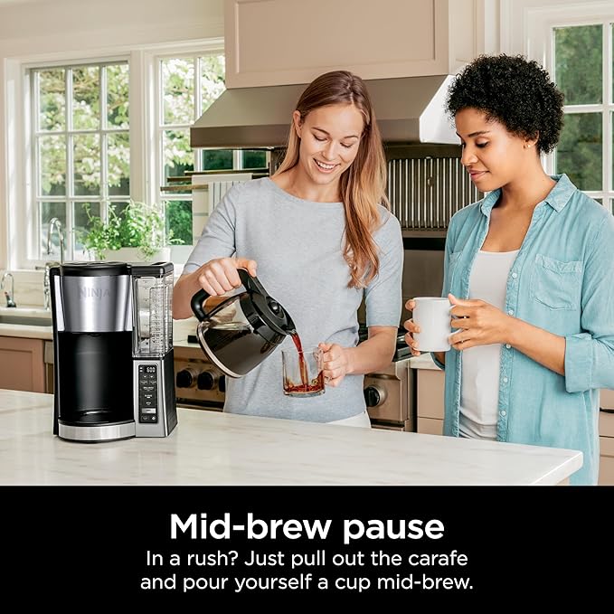 Ninja Fresh Brew Coffee Maker, 12 Cup Glass Carafe, Stainless Steel, CE251 - Image 6