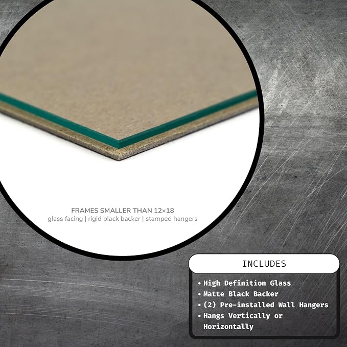 Craig Frames 10x16 Blue Picture Frame for Posters, Gallery Wall, and Photos | Displays photos and prints behind clear glass, ready to hang, made in the USA - Image 7