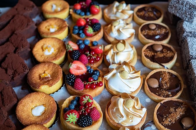 Bakerpan Silicone Muffin Top Pans Non Stick - Set of 2 - Mini Tart Pans, Mini Cheesecake Pan, Whoopie Pie Pan, Cookie Mold, Egg Molds, 2 1/2 Inch Cavity