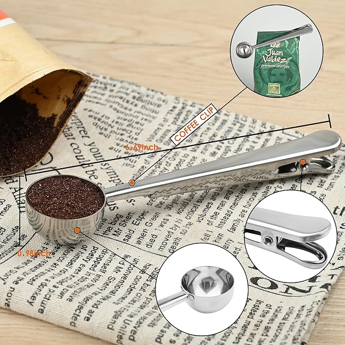 Measuring Cups, Measuring Cups and Spoons Set, Stainless Steel 6 Measuring Spoons Set and 5 Measuring Cup for Kitchen & Baking, Metric & US Mini Metal Teaspoon Measuring Tools Equivalents