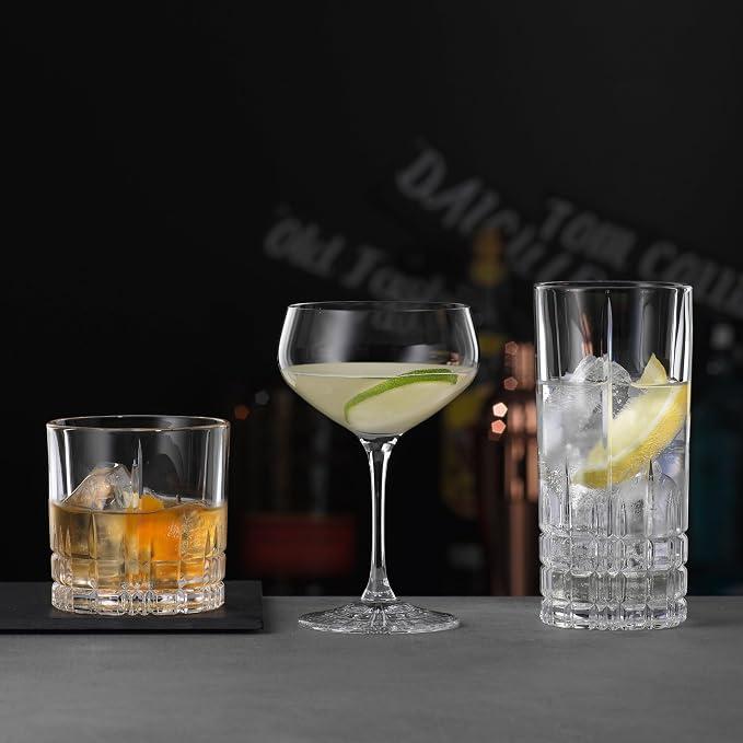 Spiegelau Perfect Serve Master Class Glass Set, Set of 3 Cocktail Glasses, European-Made Lead-Free Crystal, Dishwasher Safe, Professional Quality Variety Cocktail Glass Gift Set - Image 3