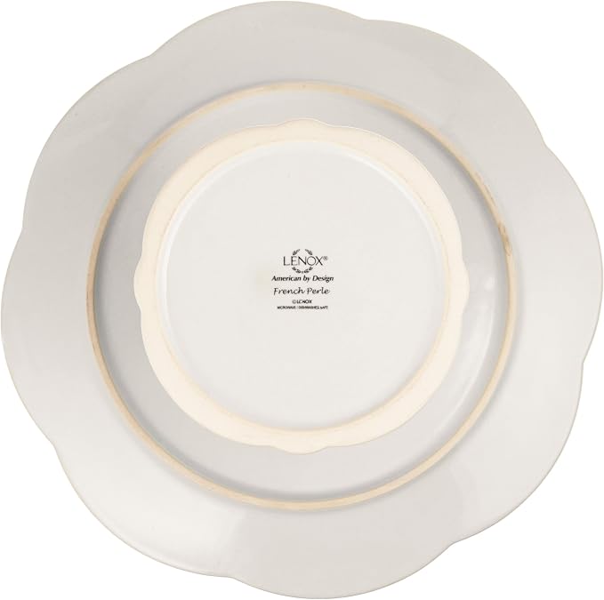 Lenox French Perle Pedestal Cake Plate, Medium, White - | pedestal design, dishwasher safe | entertaining, gift for women, cupcake stand, elegant entertaining - Image 3