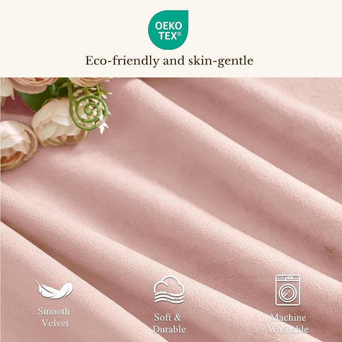 Pink Spring Decor Velvet Window Valance 52x18 Inch 1 Panel | Soft Wavy Pink Kitchen Curtains for Small Windows, Cute Decorative Window Treatment for Nursery Bedroom - Image 8