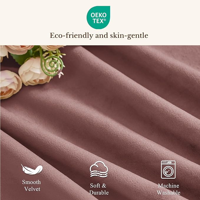 Wild Rose Velvet Valance Home Decor 52x18 Inch 1 Panel | Wavy Pink Window Treatment for Kitchen Windows, Soft Decorative Short Drape for Girls Room, Bathroom, Spring Decor - Image 8