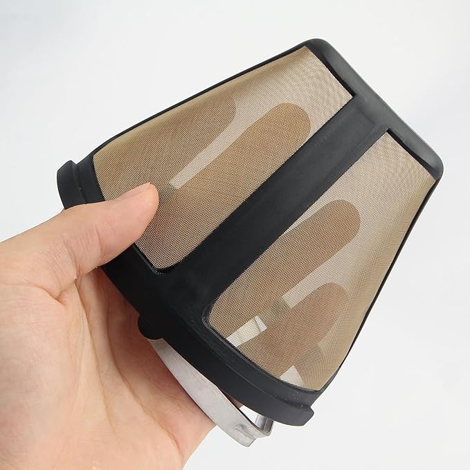 2pcs Replacement for CE250 CE251 Coffee Permanent Gold Tone Filter,Compatible with Ninja 12-Cup Programmable Coffee Brewer