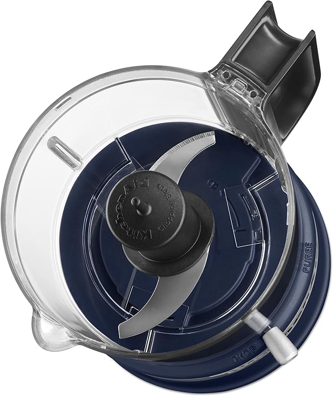 KitchenAid 3.5 Cup Food Chopper, KFC3516IB, Ink Blue | Dishwasher-safe Work Bowl, Stainless Steel Multi-Purpose Blade, 2 Speeds Plus Pulse, Easy Cord Wrap - Image 3