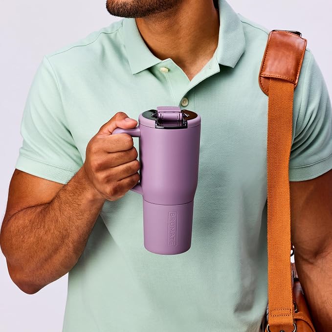 BrüMate Müv - 25oz 100% Leak Proof Insulated Coffee Mug with Handle & Lid - Stainless Steel Coffee Travel Mug - Double Walled Coffee Cup (Nightfall Blue) - Image 6