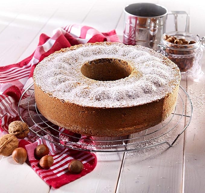 Mingcao 9 Inch Springform Pan, Nonstick Cake Pan, Heavy Duty Cheesecake Pan, Ice-Cream Cake Pan, 2 in 1 with Removable Bottom and Quick-Release Latch for Oven Baking - Gray - Image 7
