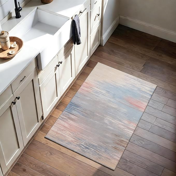 2x3 Washable Doormat, Non-Slip Rug for Front Door, Bathroom & Kitchen - Low Pile Indoor/Outdoor Mat with Rubber Backing, Modern House Design - Image 9