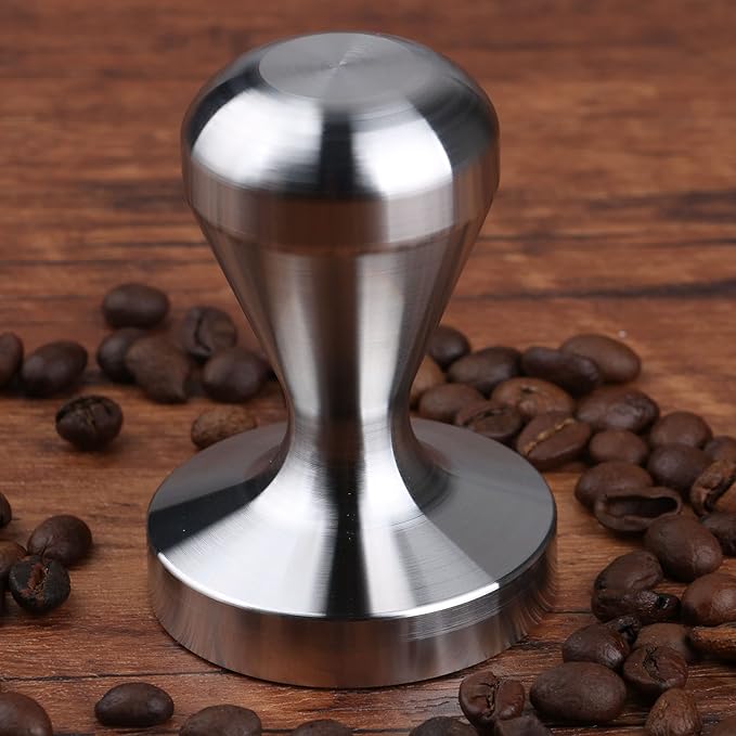 Coffee Tamper 51mm 100% Stainless Steel Barista Tools, Espresso Tamper Tool
