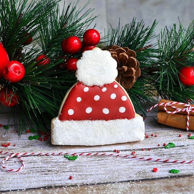Winter Hat Cookie Cutter 3 Piece Set, Premium Food-Grade Stainless Steel, Dishwasher Safe (Winter Hat 3 Piece)