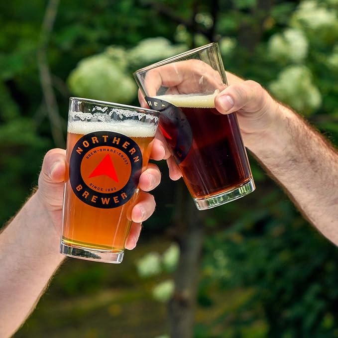 Northern Brewer - Brew. Share. Enjoy. HomeBrewing Starter Set, Equipment and Recipe for 5 Gallon Batches (Block Party Amber with Testing Equipment)