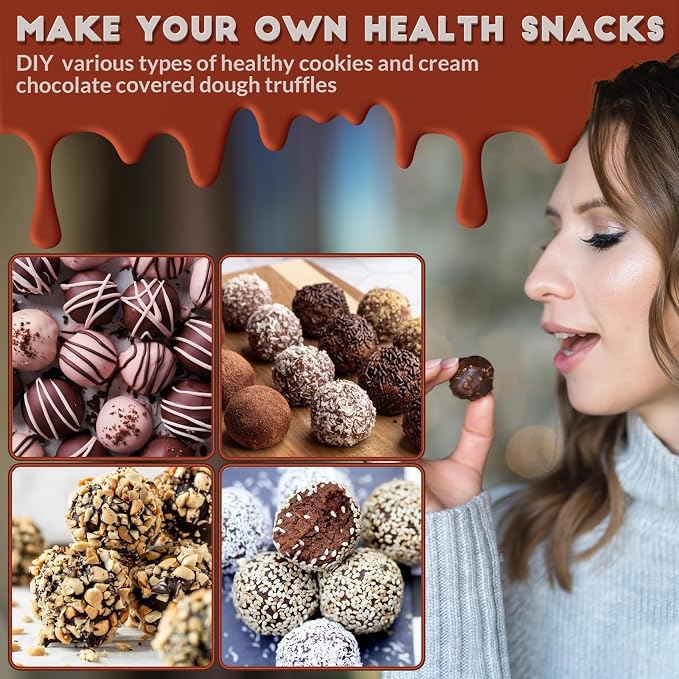 HKNMTT Silicone Semi-Sphere Molds 24 Cavities 2-Pack 1.2" for Chocolate Truffles Jelly Fat Bombs Gelatina, Small Baking Round Half Sphere Candy Moulds, Homemade Freeze Food Grade BPA Free Oven Safe - Image 6