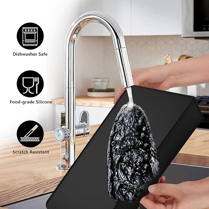 Apexstone Silicone Coffee Tamper Mat 10.43 Inch X 6 Inch, Espresso Silicone Mat, Coffee Tamp Mat, Espresso Tamper Mat