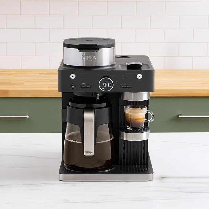 Ninja Espresso & Coffee Maker, Nespresso Capsule Compatible, Black, CFN601 | Barista System, 3 Espresso Brew Styles, Single-Serve Coffee, Built-in Frother, Espresso, Cappuccino & Latte Maker - Image 12