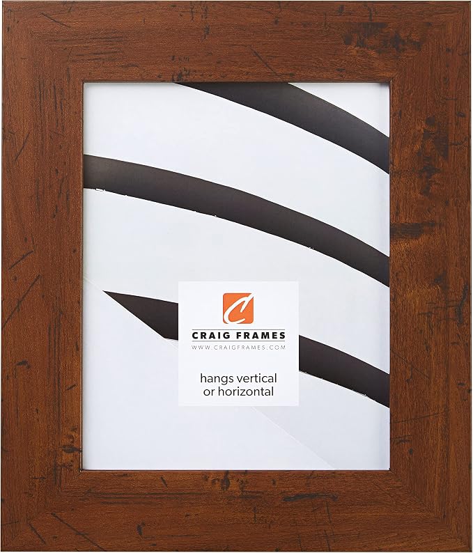 Craig Frames 17x22 Walnut Brown Picture Frame for Posters and Gallery Wall | Lightweight shatter resistant acrylic facing with a rigid backing board, made in the USA - Image 5