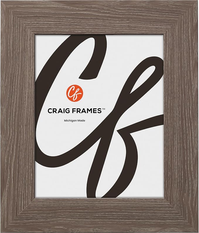 Craig Frames 17x20 Barnwood Grey Picture Frame for Posters and Gallery Wall | Lightweight shatter resistant acrylic facing with a rigid backing board, made in the USA - Image 5