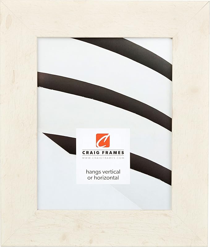 Craig Frames 13x19 Rustic White Picture Frame for Posters and Gallery Wall | Lightweight shatter resistant acrylic facing with a rigid backing board, made in the USA - Image 3