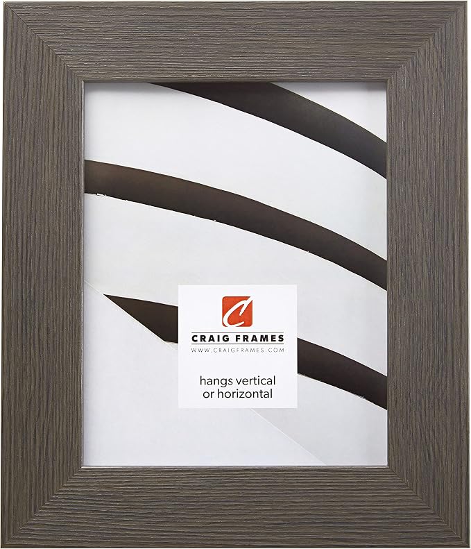 Craig Frames 20x26 Textured Grey Oak Picture Frame for Posters and Photos | Lightweight shatter resistant acrylic facing with a rigid backing board, made in the USA - Image 3