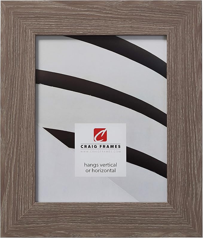 Craig Frames 14x20 Barnwood Grey Picture Frame for Posters and Gallery Wall | Lightweight shatter resistant acrylic facing with a rigid backing board, made in the USA - Image 5