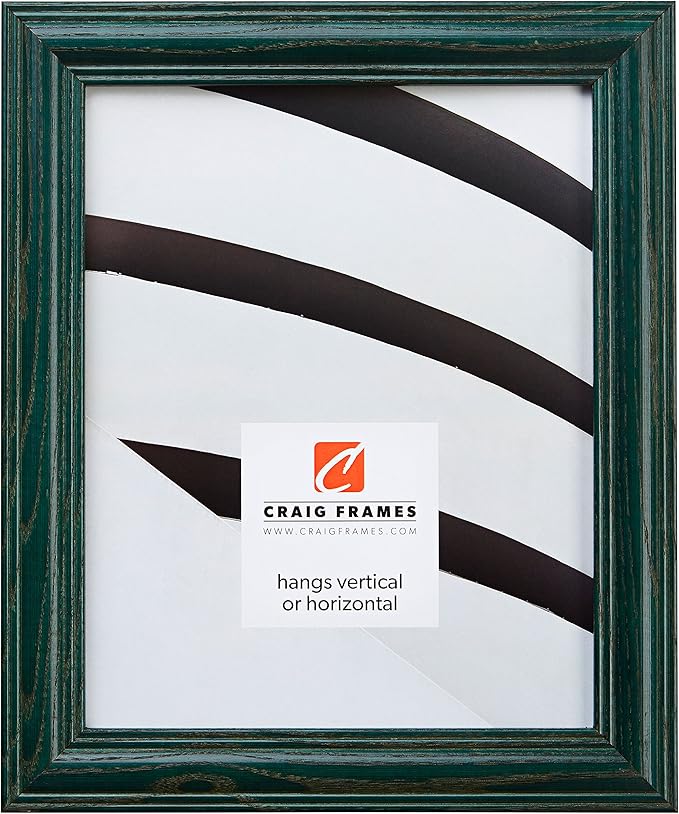 Craig Frames 14x22 Green Picture Frame, Wall Decor for Art and Photos | A lightweight, shatter resistant acrylic front, made in the USA for a gallery display - Image 2