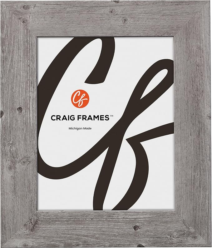 Craig Frames 21x27 Grey Oak Picture Frame for Posters and Gallery Wall | Lightweight shatter resistant acrylic facing with a rigid backing board, made in the USA - Image 5