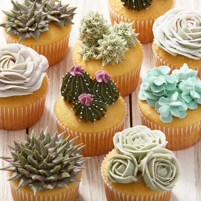 Wilton Piping Tip Set for Cake & Cupcake Decorating, 9-Piece with Carrying Case