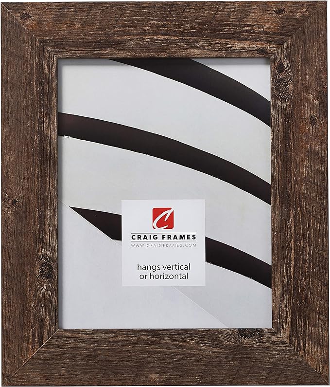 Craig Frames 14x18 Brown Oak Picture Frame for Posters and Gallery Wall | Lightweight shatter resistant acrylic facing with a rigid backing board, made in the USA - Image 5