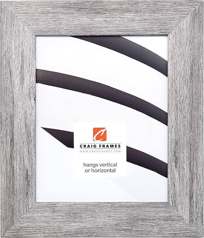 Craig Frames 13x19 Weathered Grey Picture Frame for Posters and Wall Decor | Lightweight shatter resistant acrylic facing with a rigid backing board, made in the USA - Image 3