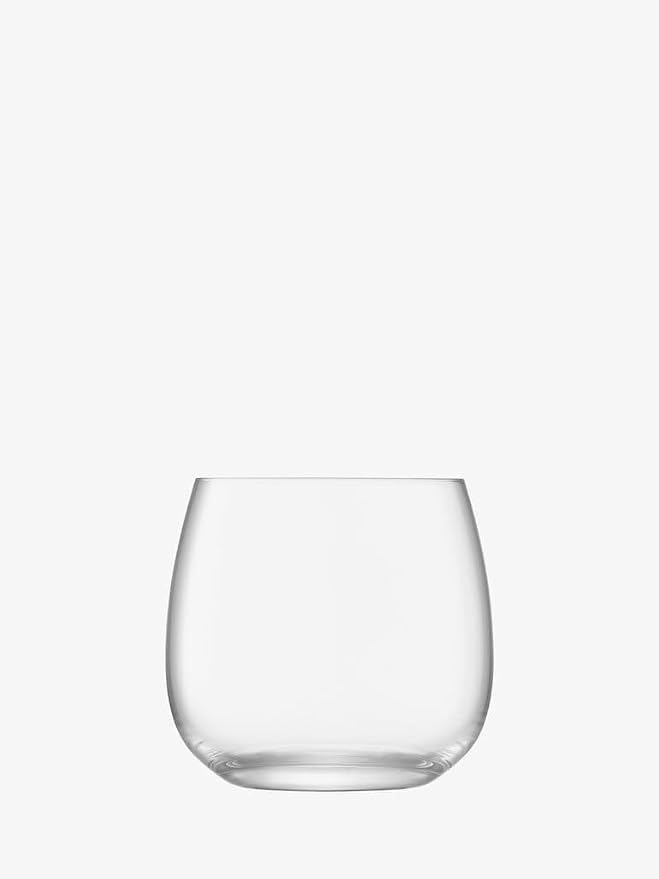 LSA International Borough Stemless Wine Glasses 13 oz, Set of 4, Luxury Elegant Modern Cocktail Drinking Glassware - Image 2