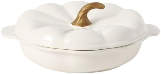 10-Inch Ceramic Pie Dish for Baking, Deep Round Stoneware Pie Pan with Fluted Edge, Oven Safe Bakeware for Fruit Pies, Quiche, Pot Pie, Tart and Dessert Baking by Unknown