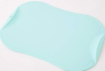 doblé Non-Scratch Flexible Cutting Board for Chopping, Scratch Free Juice Grooves with Easy Grip Handle, Non-Slip Dishwasher Safe for Kitchen (Large (15.6" x 10.7"), Mint) - Image 2