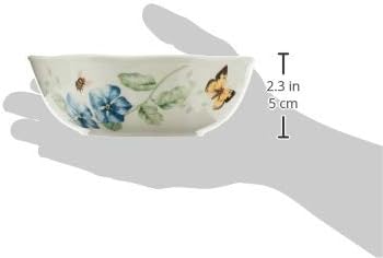 Lenox Dinnerware Sets, Butterfly Meadow 4-Piece All-Purpose Bowls Set, 20 Oz Capacity, 2.3 x 6.25-Inch, Service For 4, Porcelain Bowls, Microwave And Dishwasher Safe, Dishes (White, 4 Pieces) - Image 3