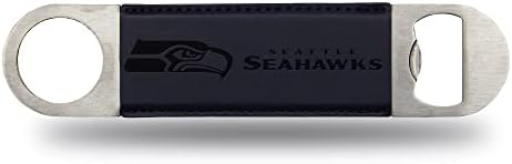 Rico Industries NFL Laser Engraved Bar Blade Faux Leather Laser Engraved Bar Blade - Great Beverage Accessory for Game Day - Image 7
