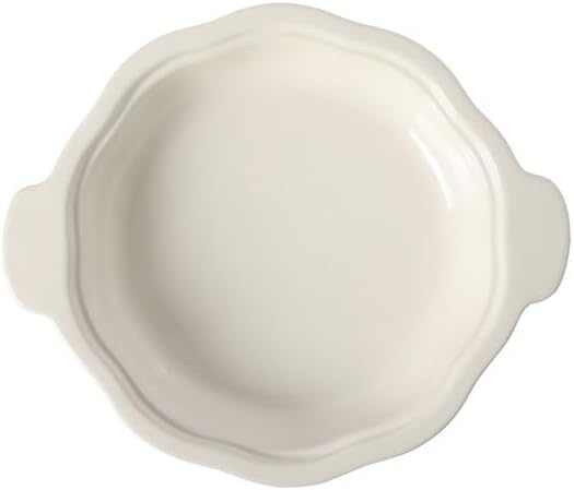 10-Inch Ceramic Pie Dish for Baking, Deep Round Stoneware Pie Pan with Fluted Edge, Oven Safe Bakeware for Fruit Pies, Quiche, Pot Pie, Tart and Dessert Baking - Image 4