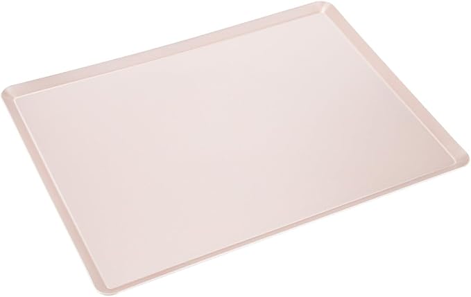 CHEFMADE 15-Inch Baking Sheet Pan, Non-Stick Square Jelly Roll Bakeware for Oven Roasting Meat Bread Battenberg Pizzas Pastries 15.8" x 11.8" x 0.47" (Champagne Gold) by CHEFMADE