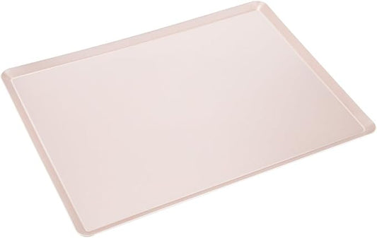 CHEFMADE 15-Inch Baking Sheet Pan, Non-Stick Square Jelly Roll Bakeware for Oven Roasting Meat Bread Battenberg Pizzas Pastries 15.8" x 11.8" x 0.47" (Champagne Gold) by CHEFMADE