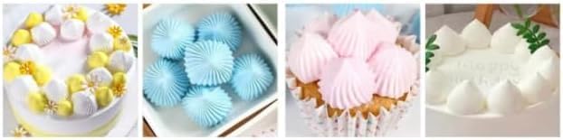 2 Pcs Piping Tips Large Cake Decorating Tools, Stainless Steel Square Round Frosting Tips for Cupcakes Pastry Fondant Cakes, Icing Tools (R22L)