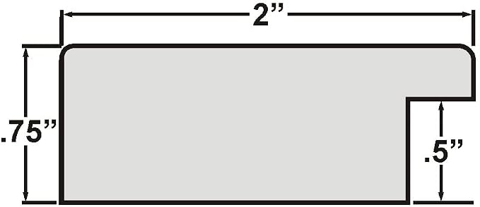 Craig Frames 20x27 Dark Walnut Picture Frame for Posters and Gallery Wall | Lightweight shatter resistant acrylic facing with a rigid backing board, made in the USA - Image 2
