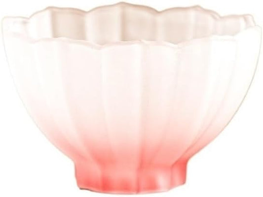 drinking glassware Lotus-shaped Glaze Glass Cup ,70ml(Pink) by Unknown