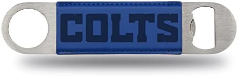 Rico Industries NFL Laser Engraved Bar Blade Faux Leather Laser Engraved Bar Blade - Great Beverage Accessory for Game Day - Image 7