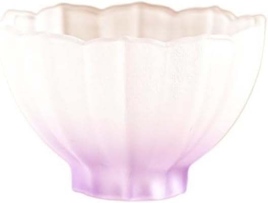 drinking glassware Lotus-shaped Glaze Glass Cup ,70ml(Purple) by Unknown