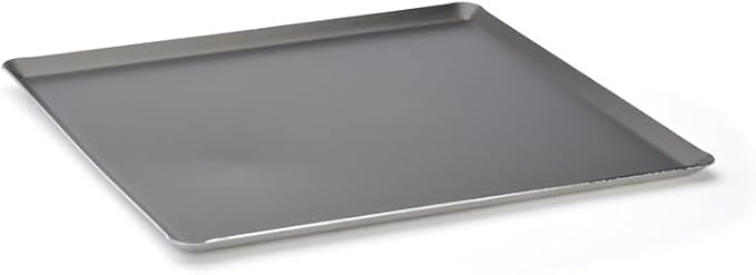 De Buyer Non-Stick Coated Aluminium Choc Baking Tray with Pinched Edges, Black by deBuyer