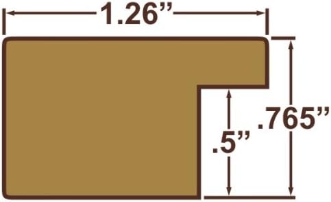 Craig Frames 16x22 Black Picture Frame, Wall Decor for Art and Photos | A lightweight, shatter resistant acrylic front, made in the USA for a gallery display - Image 3