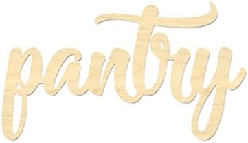 Pantry Wood Sign Wall Decor (10" x 5.5") by Unknown