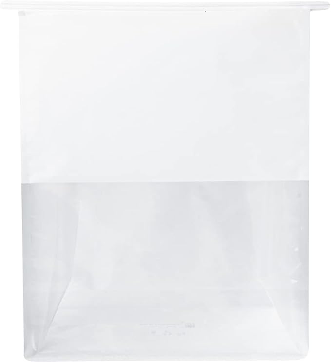 Restaurantware White Paper Cotton Tin Tie Bag, 100 Pack - Image 11