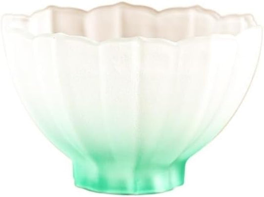 drinking glassware Lotus-shaped Glaze Glass Cup ,70ml(Green) by Unknown