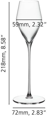 Spiegelau Definition Digestive Glass, Clear - Elegant Crystal Barware for Fine Spirits & Liquors - Machine Made, Durable & Dishwasher Safe - 136ml Capacity (Pack of 6) - Image 2