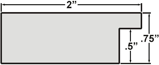 Craig Frames 20x26 Textured Grey Oak Picture Frame for Posters and Photos | Lightweight shatter resistant acrylic facing with a rigid backing board, made in the USA - Image 2