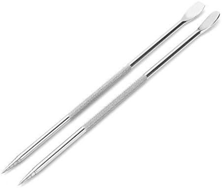 AKOAK Stainless Steel Coffee Art Pen,Coffee Fancy Stitch Barista Tool for Cappuccino Latte Espresso Decorating,2 Pieces